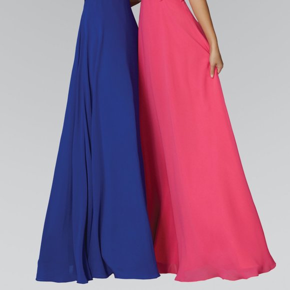 Straight Neck Sequined Prom Dress GSGL2021 - Picture 5 of 7